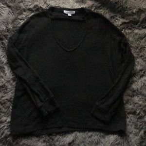 Don’t ask why plush choker sweater